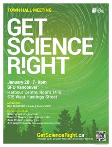 Town Hall Meeting: Get Science R!ght