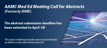 AAMC Med Ed Meeting Call for Abstracts